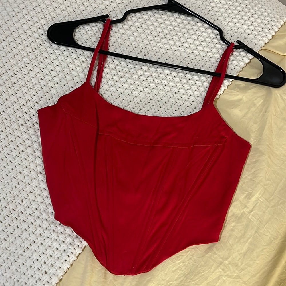 Red Corset Top
